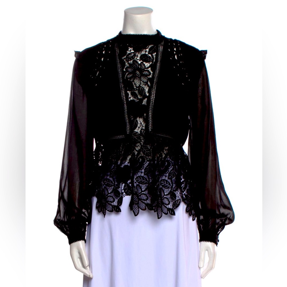 Self-Portrait Lace Blouse